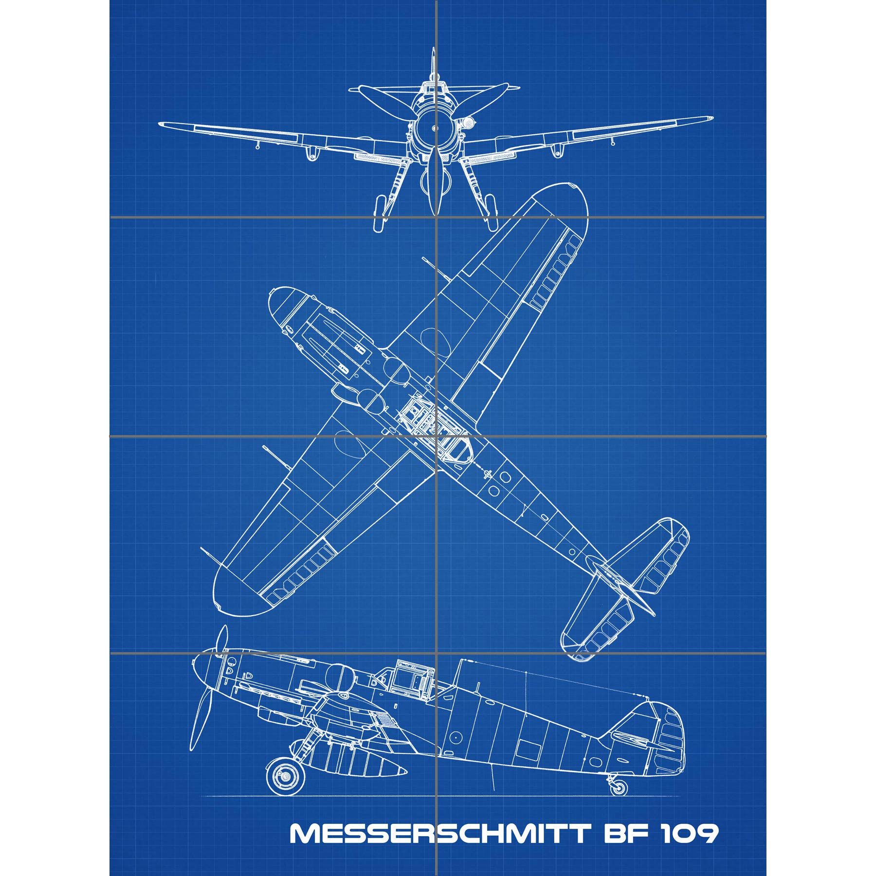 Amazon.com: Artery8 Messerschmitt Bf 109 German Fighter Plane
